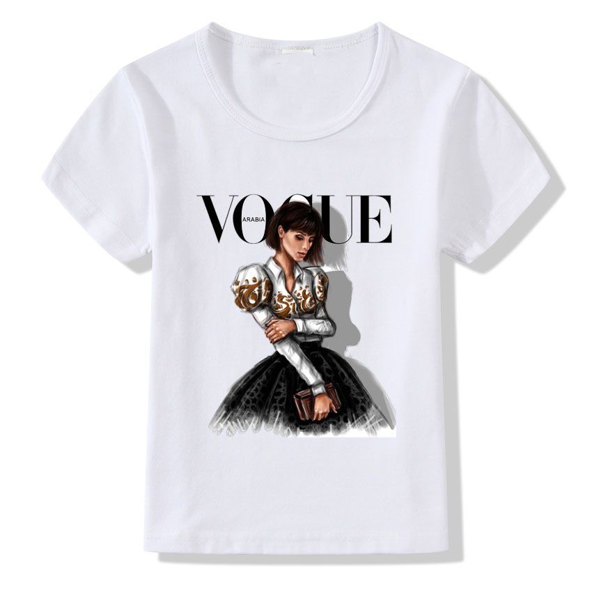 Enfants Filles Vogue YE Saint West à manches courtes T-shirt /& pantalon de détente sets