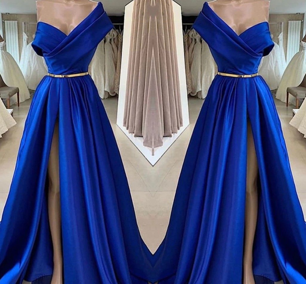 royal blue evening dresses uk