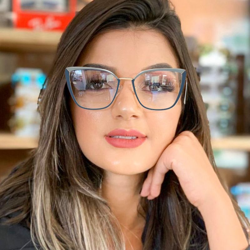 Acquistare 2020 Cat Nuovo Sexy Di Vetro Dellocchio Donne Lente Chiara  Montature Occhiali Di Disegno Di Modo Di Marca Occhiali Da Vista In Metallo  Trasparente Economico | Consegna Veloce E Qualità | DHgate Italy
