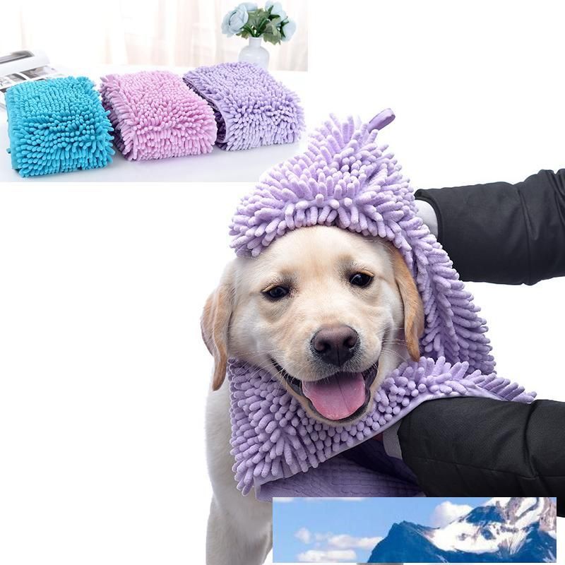2021 Pet Bath Towel Quick Fast Drying Absorbent Cat Dog Bath Blanket