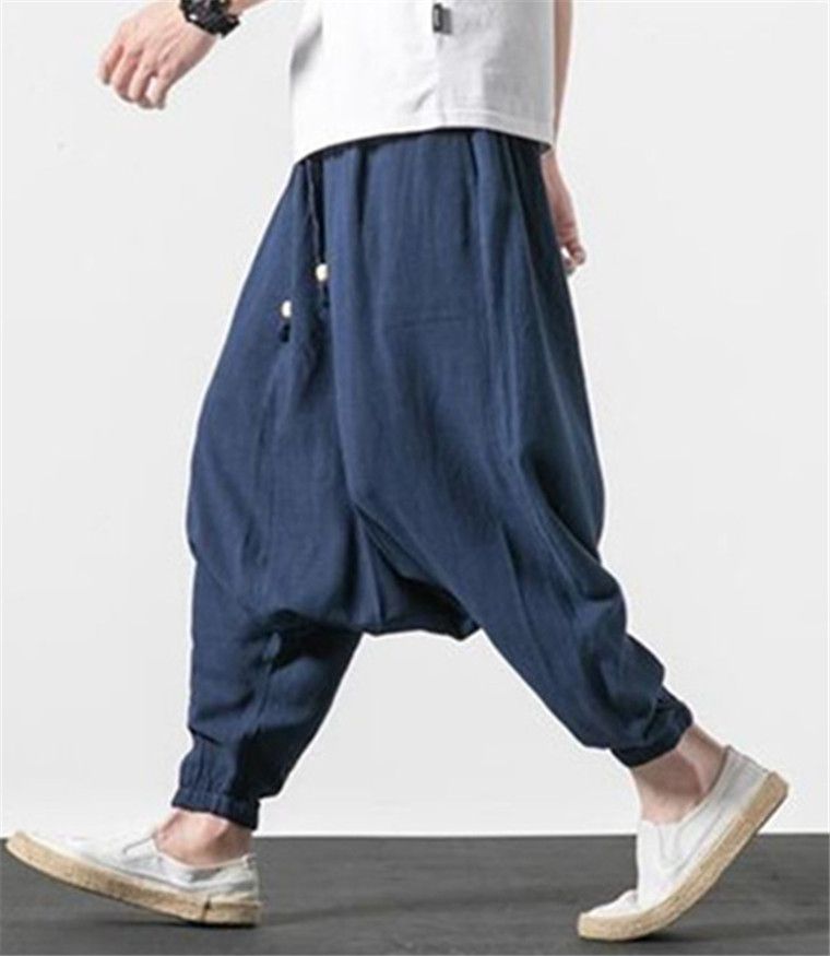 mens casual linen trousers