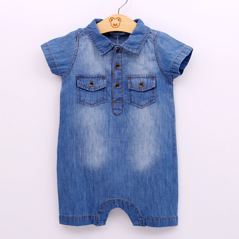 denim baby jumpsuit