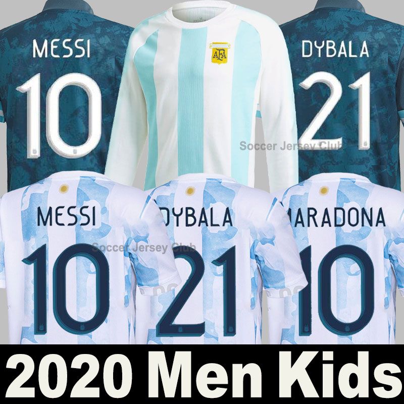 Camiseta De Fútbol Argentina 2020 Copa América MESSI DYBALA AGUERO HIGUAIN ICARDI Hombres Mujeres Niños Pre Match Calidad De Tailandia Uniforme Soccer Jersey Por Ace_li, 11,09 € | Es.Dhgate.Com
