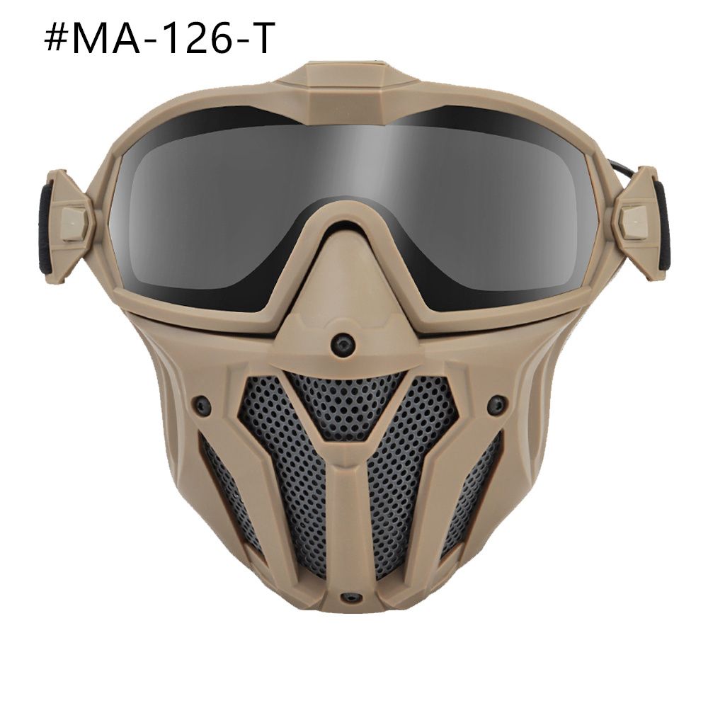 Compra Máscara Táctica Desmontable Gafas Con Anti Niebla Ventilador Del  Sistema De La Cara Llena Protectora CS Wargame Combate De Airsoft Paintball  Accesorios K1960G Barato | Entrega Rápida Y Calidad | Es.Dhgate
