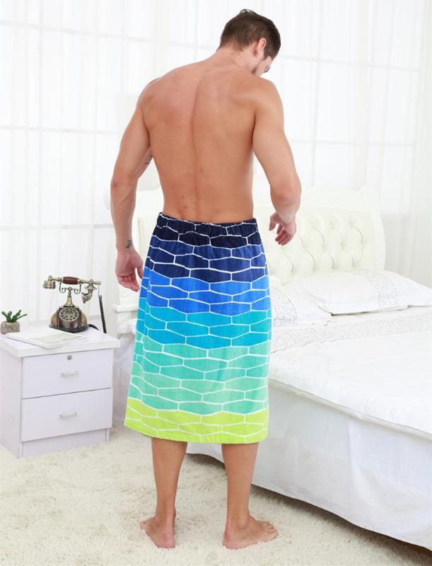 Spa Dress and Men's Wrap Towel