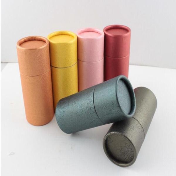 10ml Essential Oil Bottle Kraft Paper Packaging Cardboard Tube Jewelry