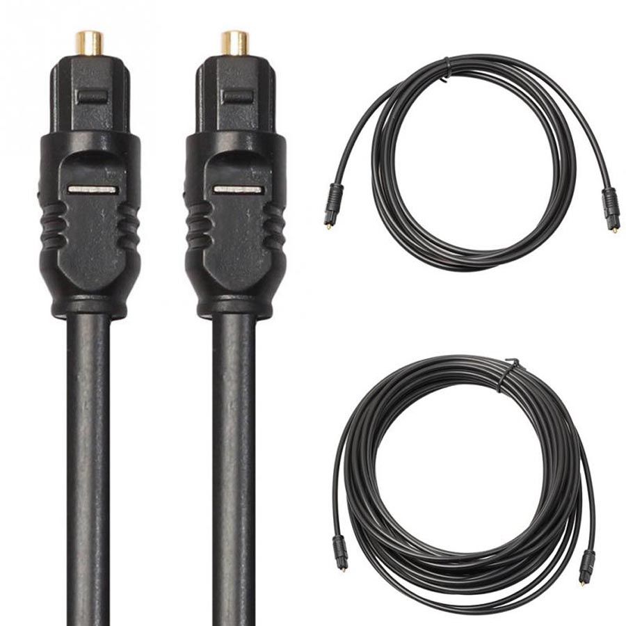 Optic Audio Cable Digital Optical Fiber Cable Toslink 1m Spdif Coaxial  Cable Compatible Amplifiers Player