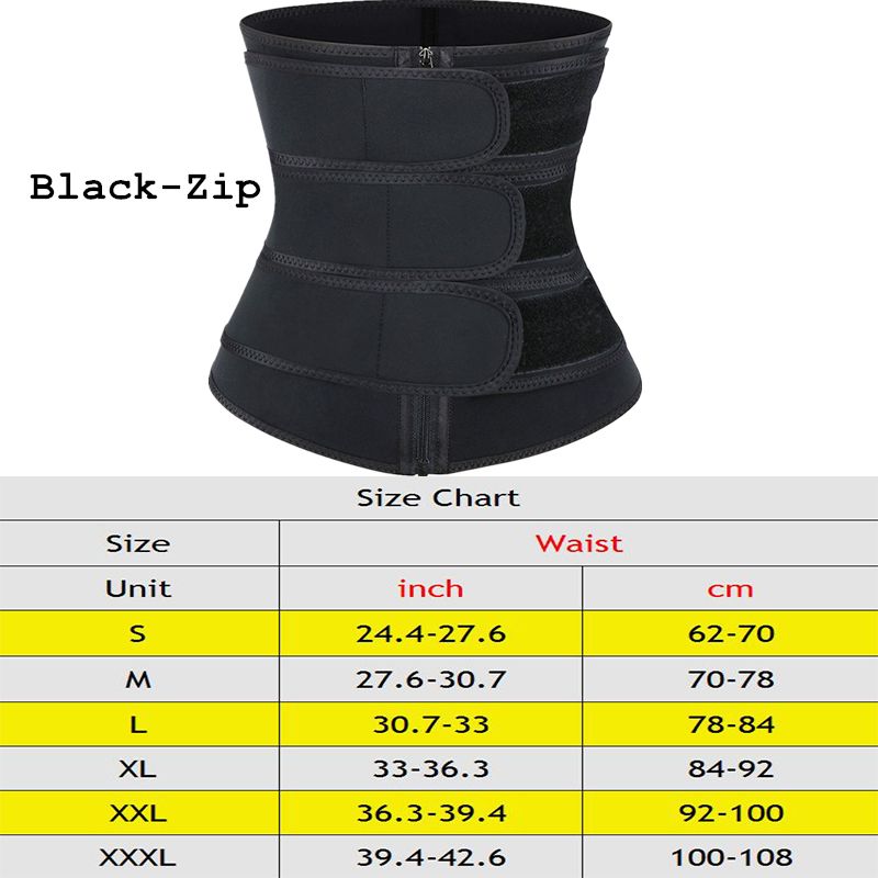 BLACK 3 BELT ZIP-S