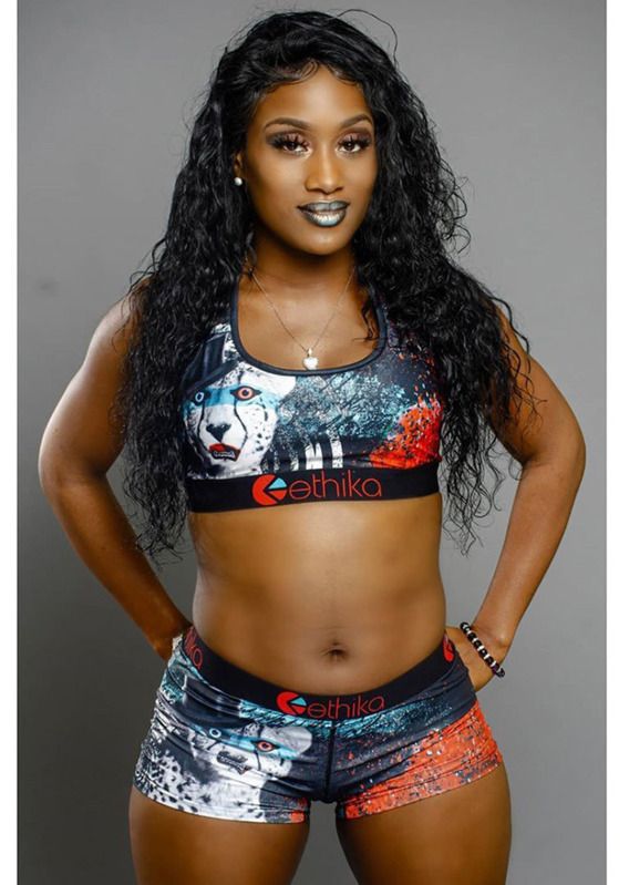 ethika shorts and sports bra