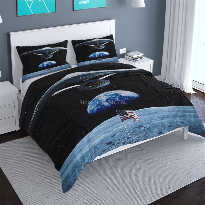Bedding Sets 3d Printed Twin Full Queen King Size Set Star Trek Duvet Cover Comfortable Bed Linens Home Textile For Boys S From Micandy 41 39 Dhgate Com Bedding Sets 3d Printed Twin Full Queen, King Size Bedding