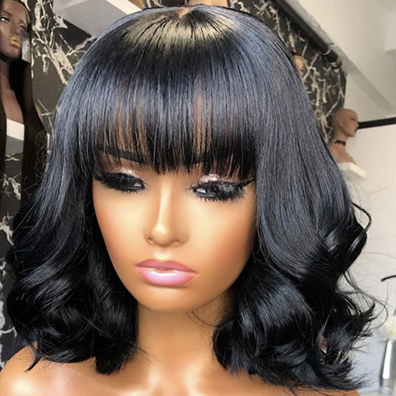 Hot Sale France African Style Wig High Quality Fashion European American Wig Women Black Short Curly Hot Sale France African Style Wig High Quality Fashion European American Wig Women Black Short Curly