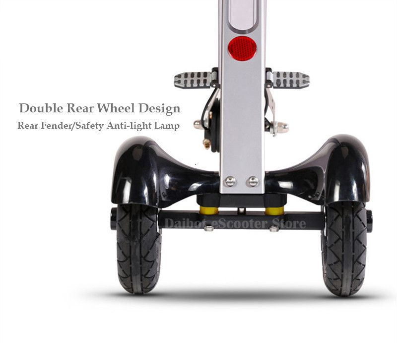 Daibot Folding Three Wheels Electric Scooter Electric Scooters 8`` 250W 36V Portable Electric Bikes Adults With Double Absorber (26)