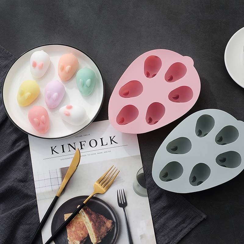 Acheter Lapin De Cuisson De Gateau Moule 6 Grille Bricolage Fudge Au Chocolat Pudding Moule Lapin Mignon Gateau En Silicone 3d Decoration Outil De 2 51 Du Beaufullife Fr Dhgate Com