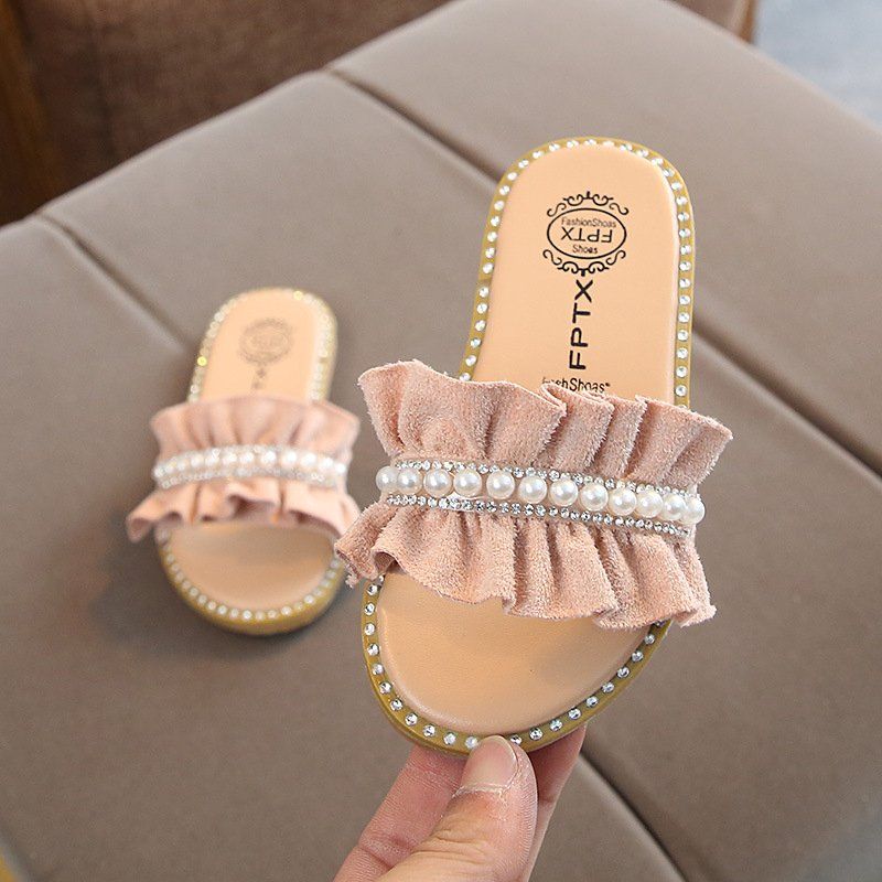 girls pearl sandals