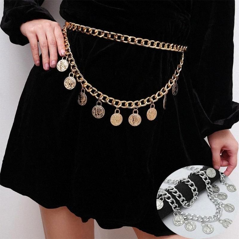 designer gold chain belt