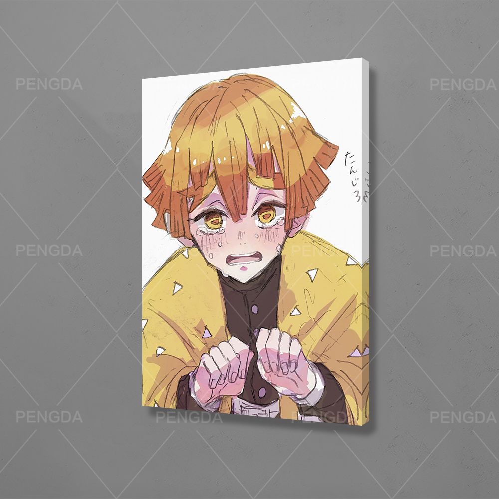 2020 Wall Art Canvas Demon Slayer Kimetsu No Yaiba Home Decor Painting Print Modern Japanese Anime Poster Modular Picture Living Room From Z793737893 4 28 Dhgate Com