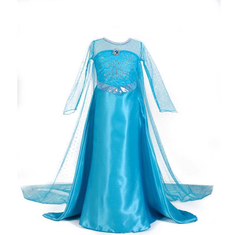 Compra Vestido De Los Niños De Halloween Ropa De Manga Larga Princesa De La  Muchacha Congelada Barato | Entrega Rápida Y Calidad | Es.Dhgate