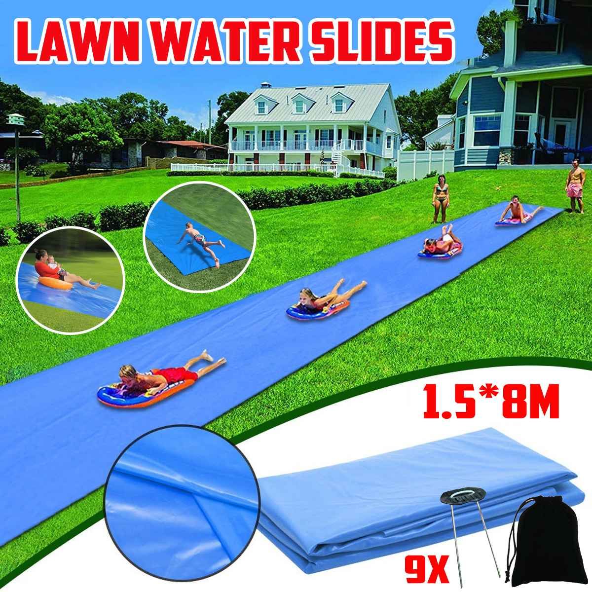 slip and slide water mats