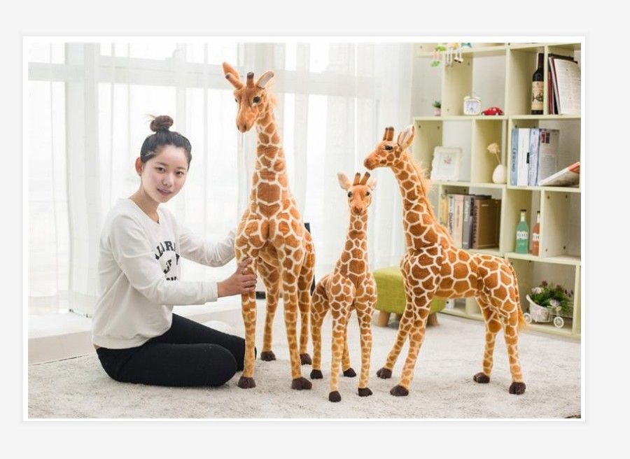 huge stuffed giraffe