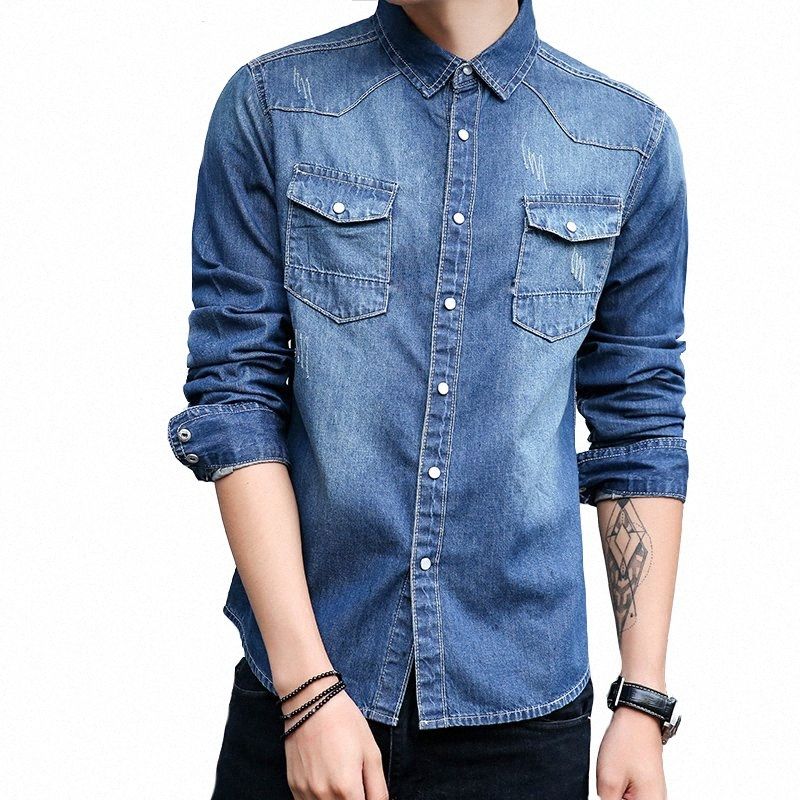 best men's denim shirt 2018