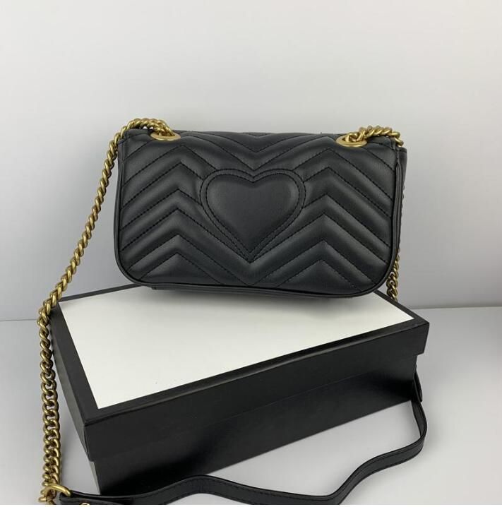 gucci black heart bolsa
