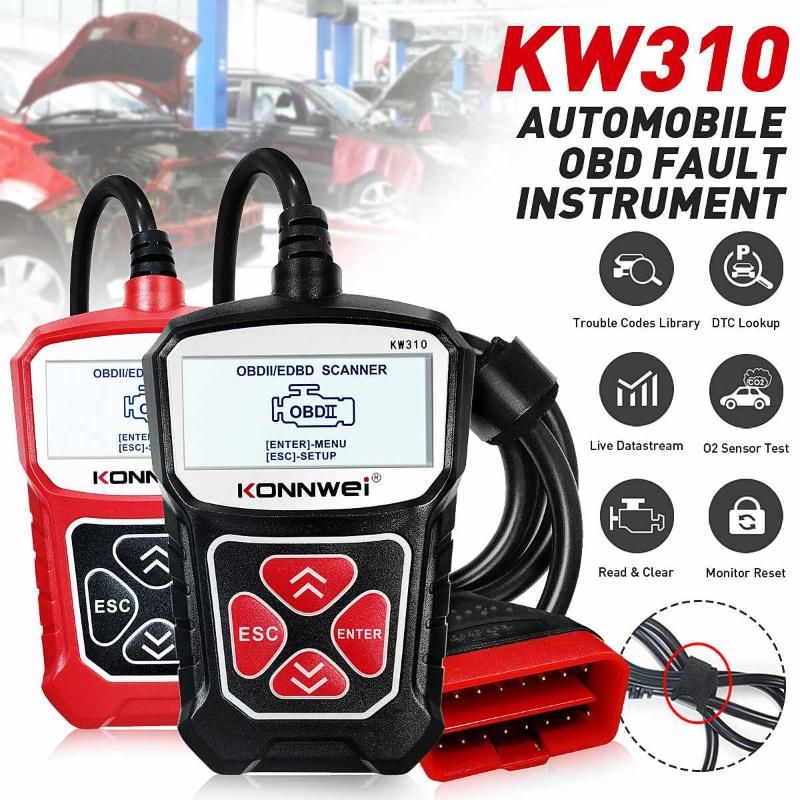 Kw310 obd2 сканер инструкция