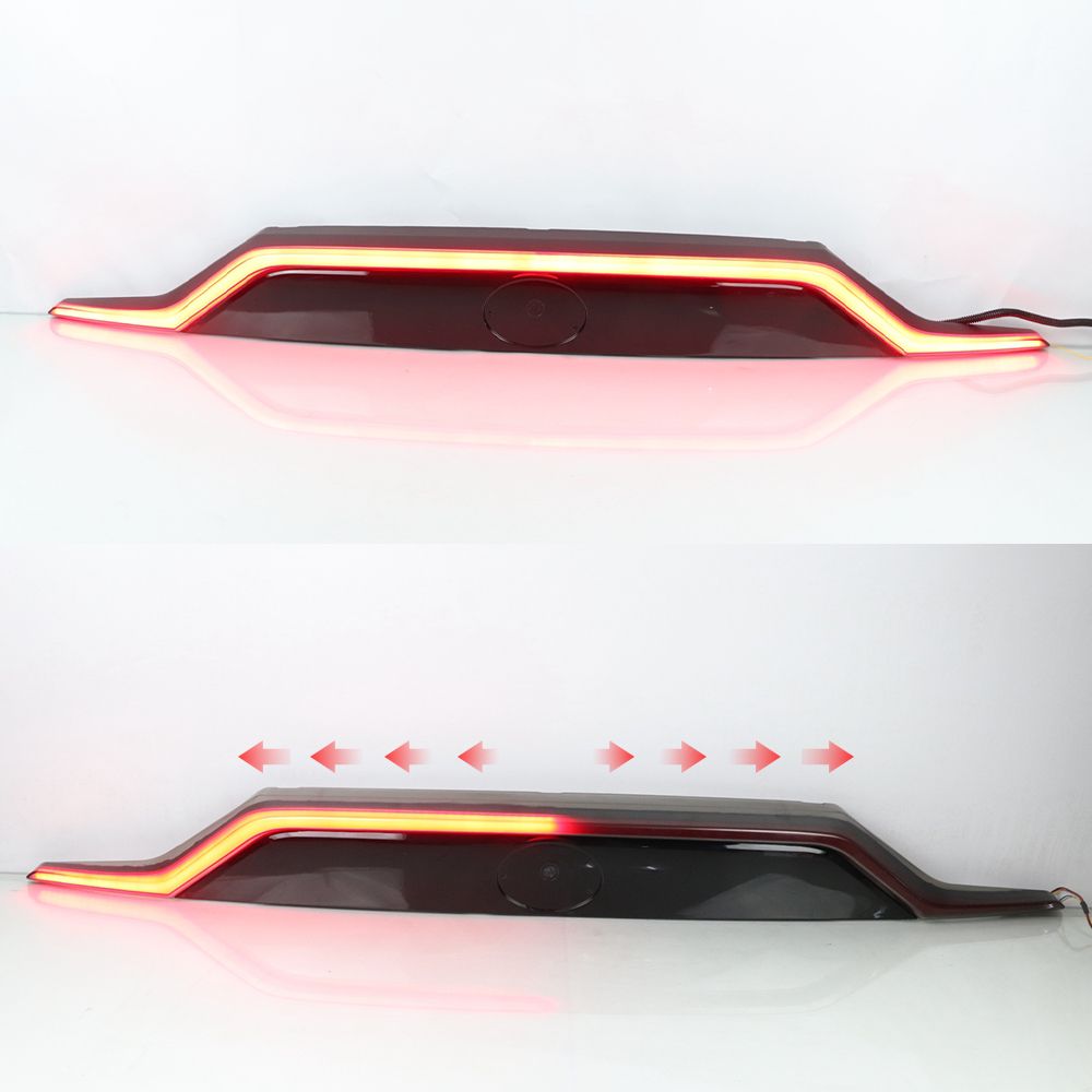 Automotive Clear Lens LED Rear Bumper Reflector Backup Brake Stop Light