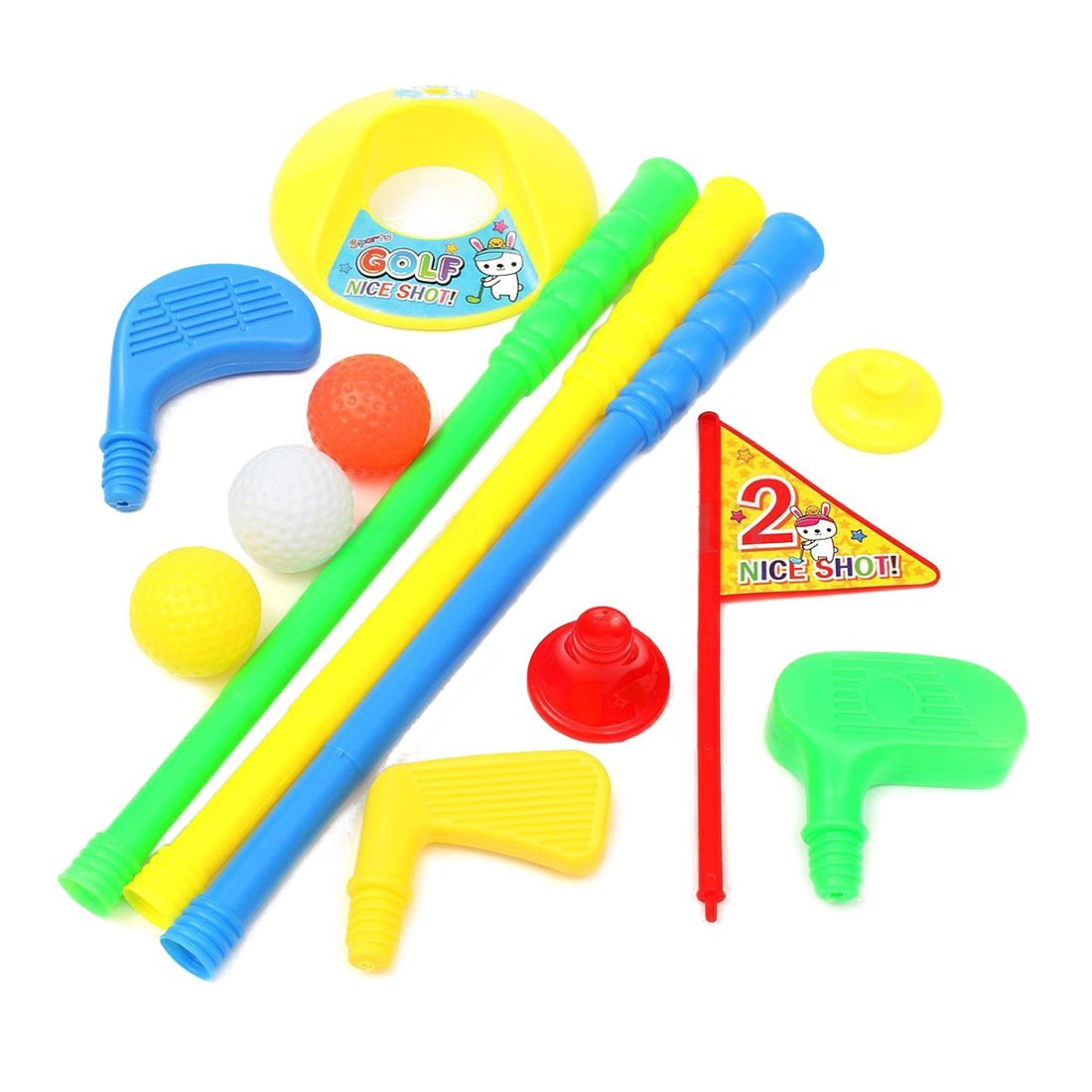 plastic toy golf set