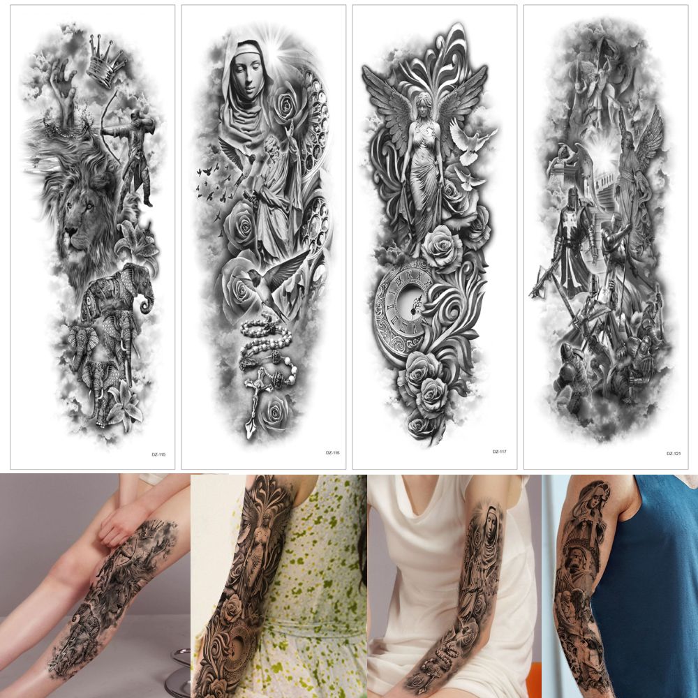 Get Greek Mythology Tattoos Leg Sleeve PNG