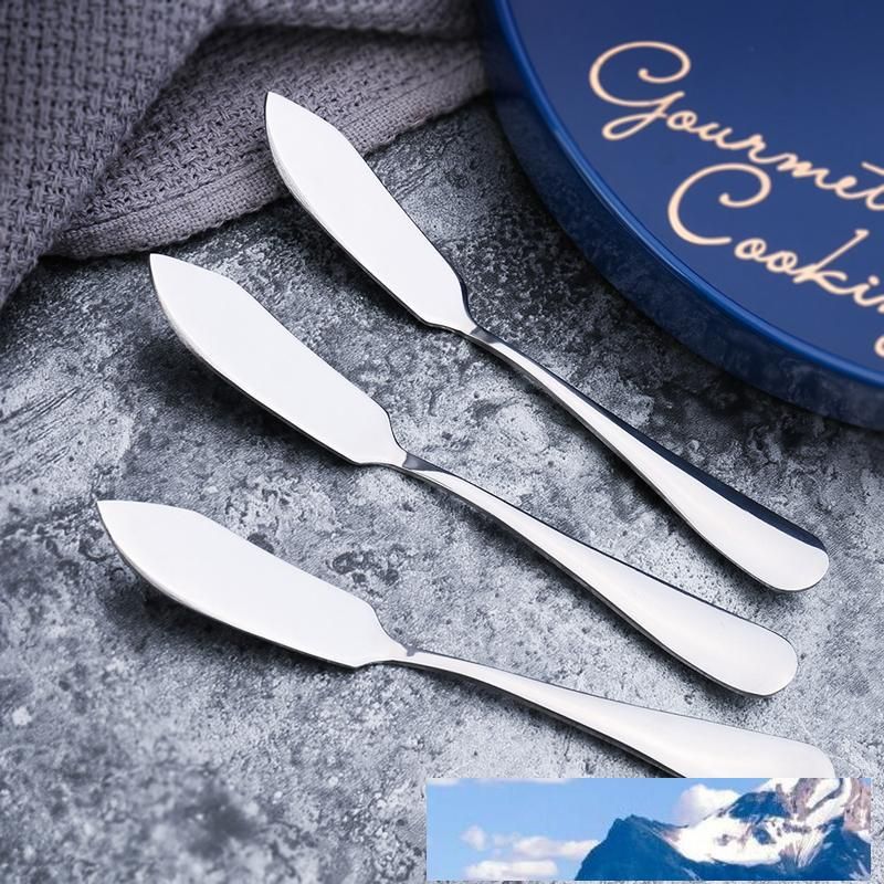 2020 Stainless Steel Utensil Cutlery Butter Knife Cream Knife Cheese Dessert Jam Spreader