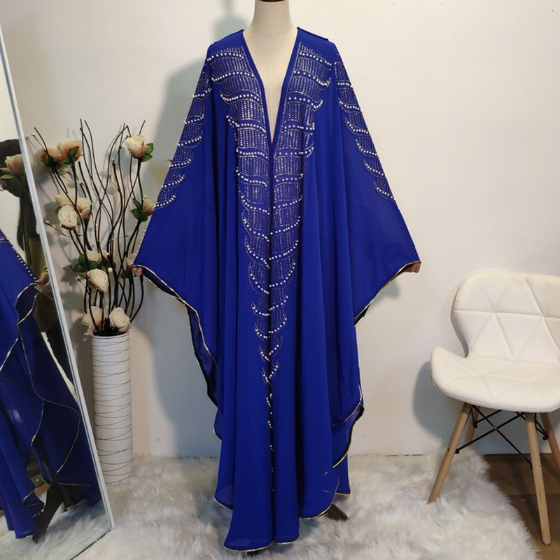 blue abaya One Size