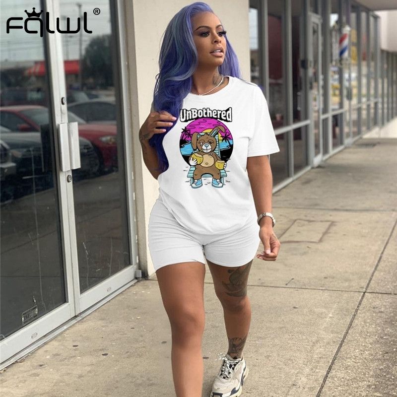 white matching set outfit