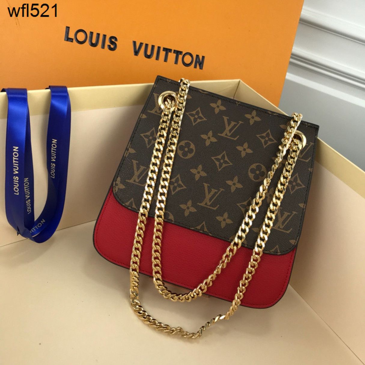 double chain handbag
