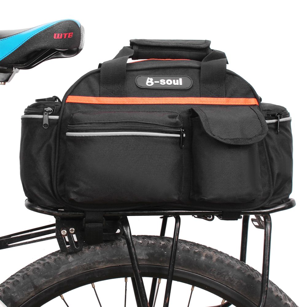 bicycle rear rack trunk bag
