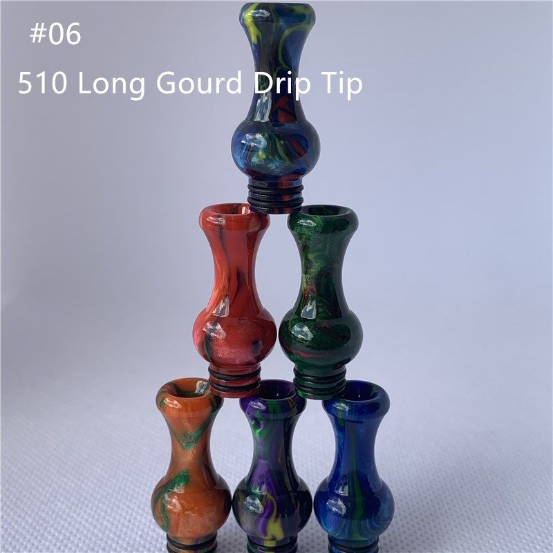 Tipo 06: 510 Longo Gourd Drip Tip