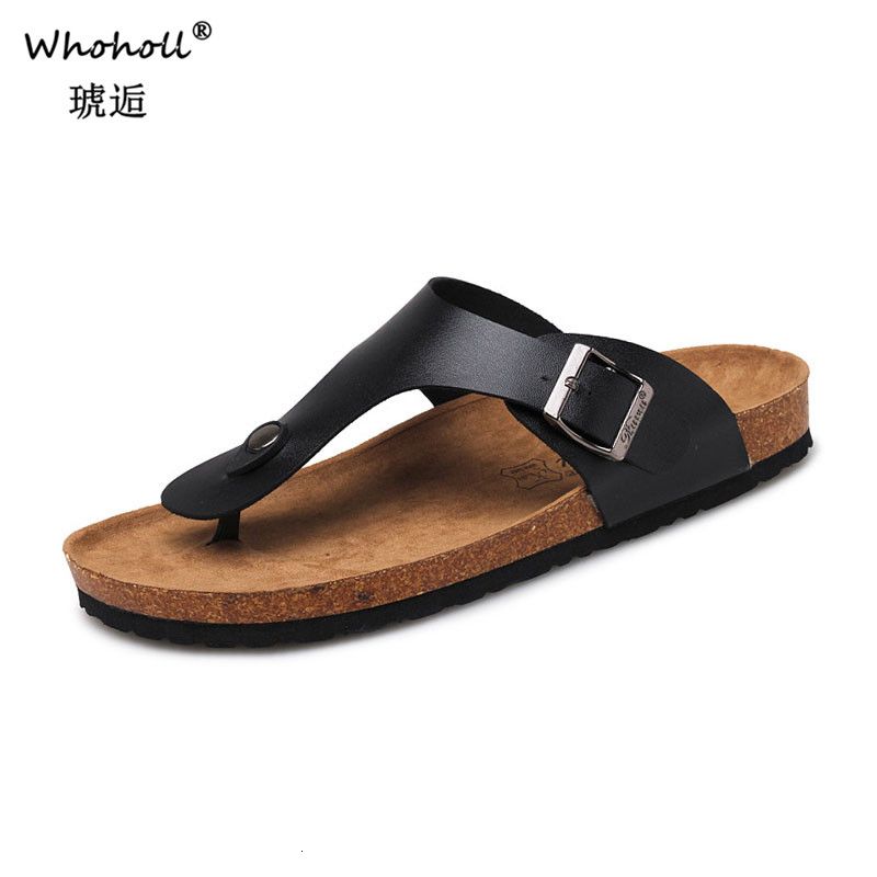 mens leather mule slippers