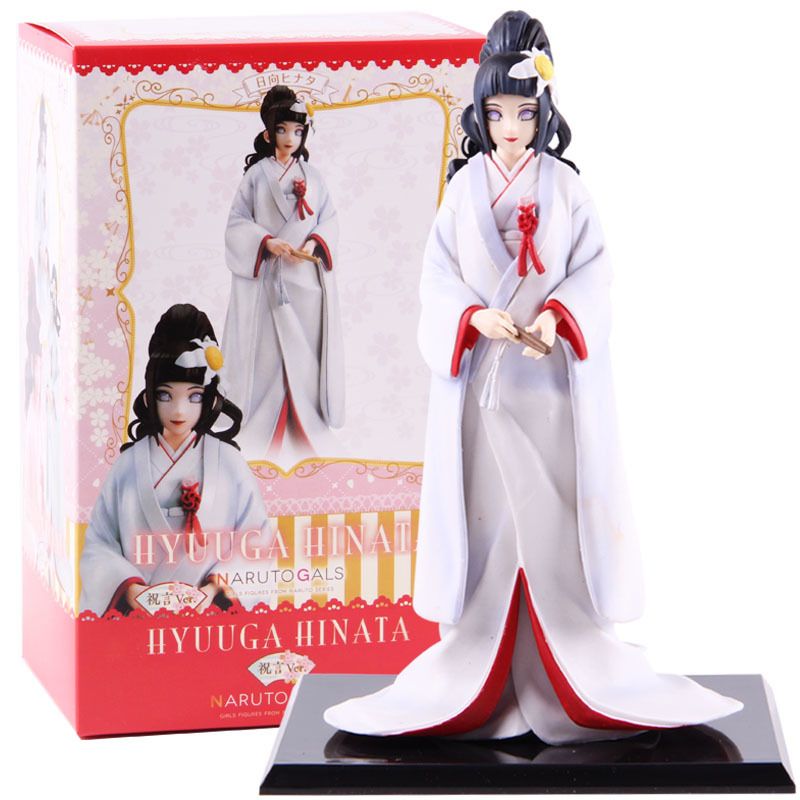 Naruto بنات ناروتو شيبودن Hyuuga هيناتا الزفاف فير Pvc هيناتا هيوجا عمل الشكل النادرة نموذج لعبة دمية Mx200811 2021 من Buyocean07 127 07ر س موبايل Dhgate