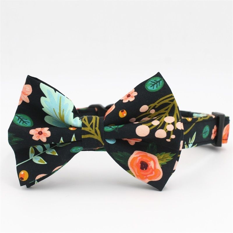 floral collar bow