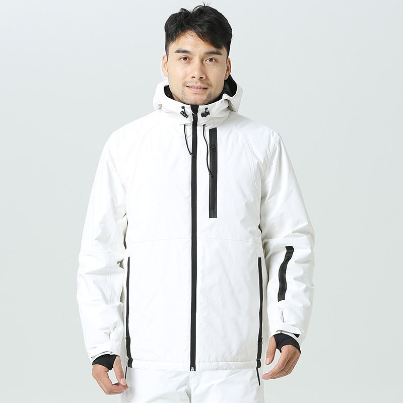 white snowboard jacket men