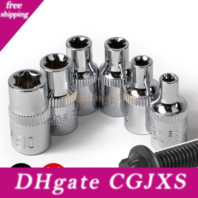 2020 Hi Spec 1 4 3 8 1 2 E Torx Star Socket Set Blossom Sleeve Female E Type Socket Wrench Head E4 To E24 Auto Repair Tools From Wnmdksi 48 66 Dhgate Com