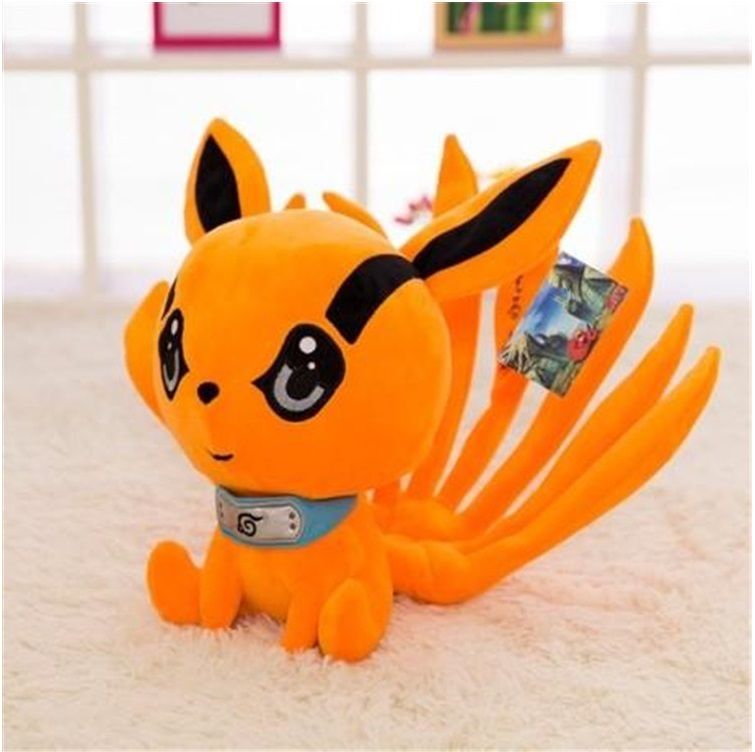 naruto nine tailed fox plush