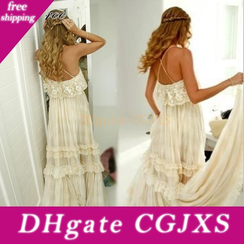 hippie inspired wedding dresses