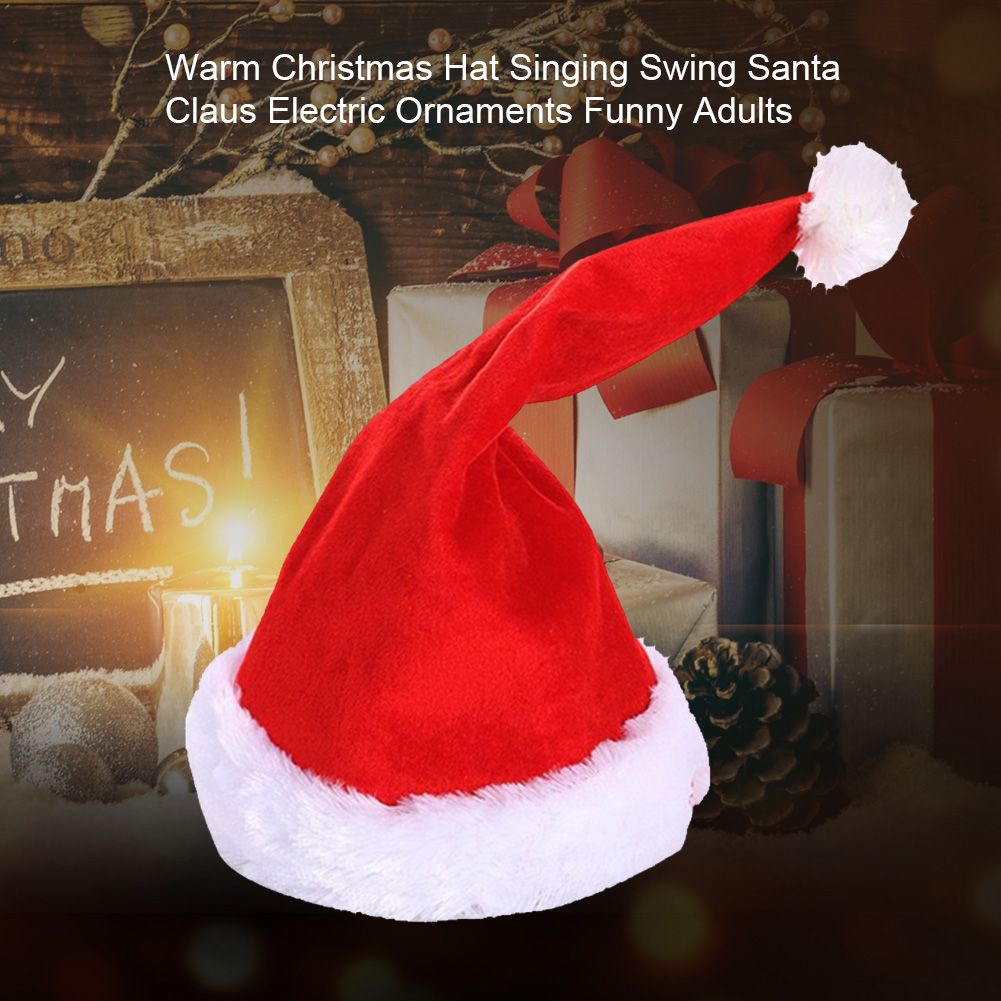 singing christmas hat