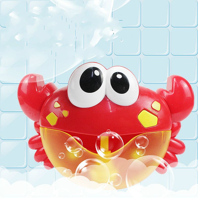 bubble crab bath toy