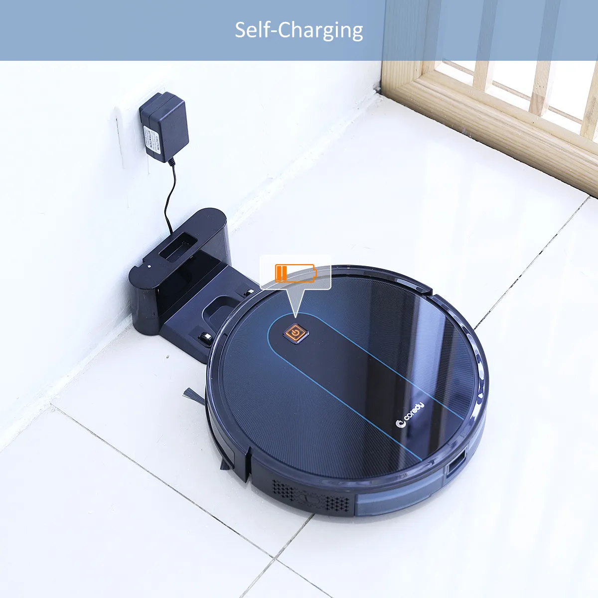 Coredy R650 Robot Aspirador De Polvo Para Pisos Duros Alfombra Barrido