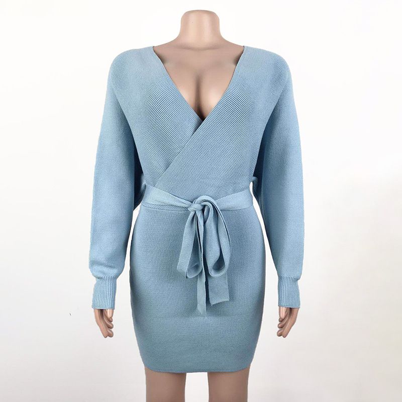 backless jersey dress