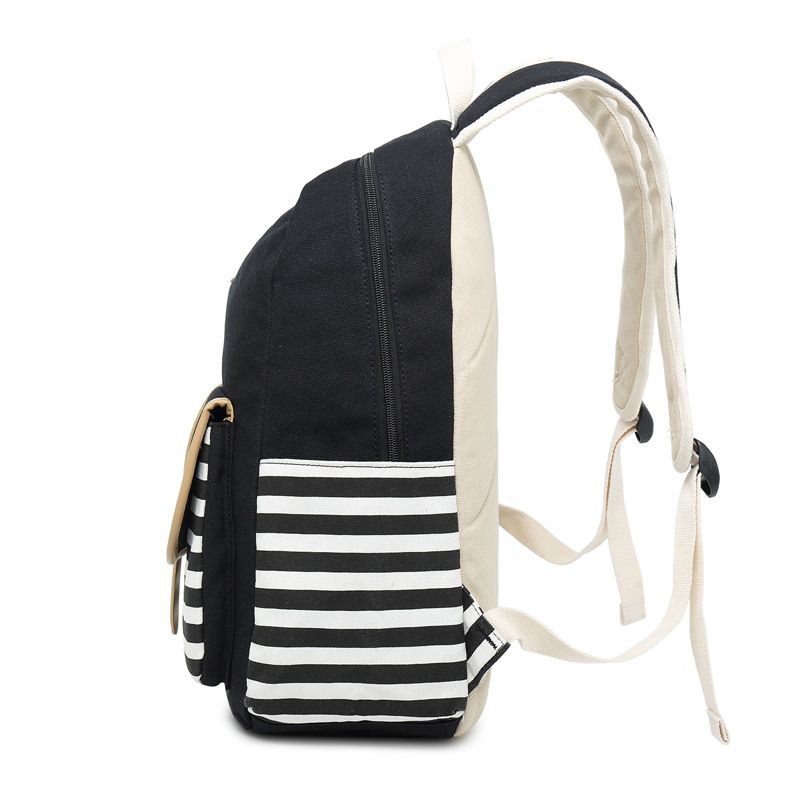 Compre Middle School Para Mujer Del Cuero Del Equipaje Tag2020 Corea Rayada Simple Mochila Bolsa De Estudiantes 2020 Nuevas Mujeres Del Estilo Forman El Bolso Mochila Casual Wh A 28 13 Del