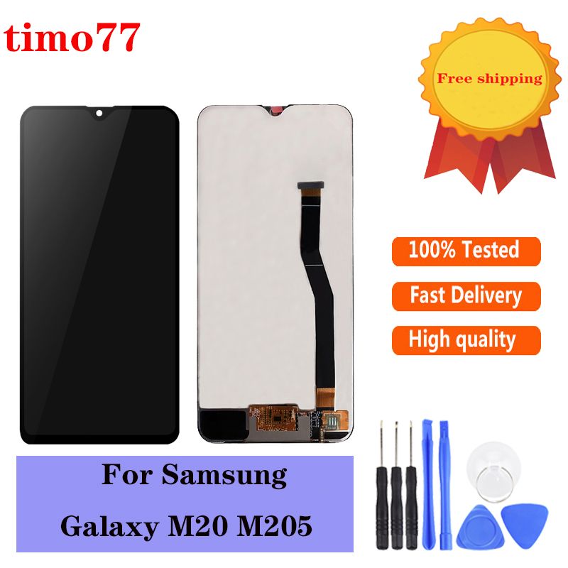 21 6 3inch Original Lcd Panels For Samsung Galaxy M M5 M5f M5g Sm M5f Ds Display Screen Replacement Digitizer Assembly With Glass Tempered From Timo77 21 96 Dhgate Com