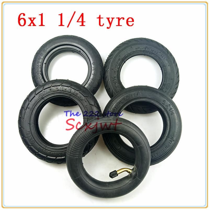 Hmparts Tyres with Inner Tube 6x1 1/4 E-Scooter 