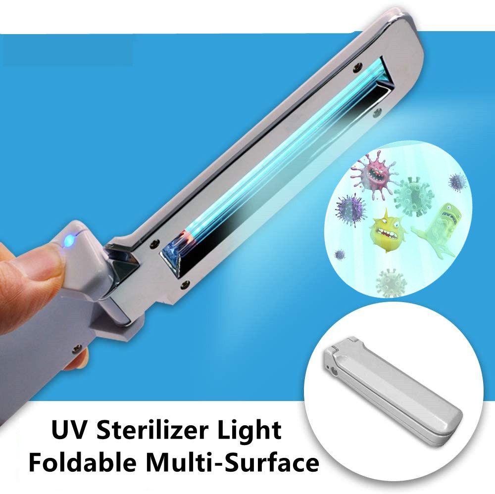 2020 UV Sterilizer Light,Germ Killing Disinfection UVC Light,Foldable